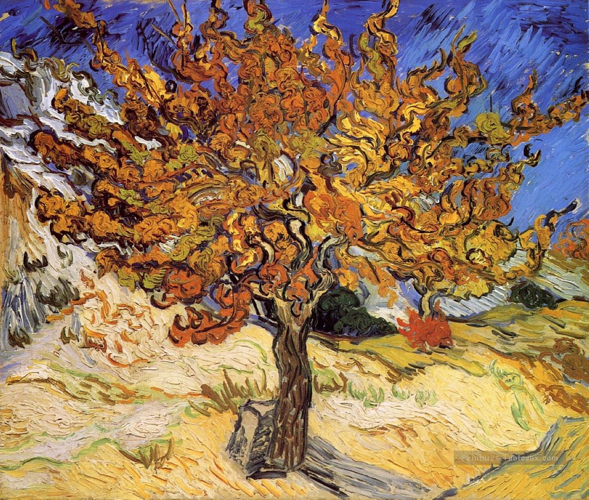 Mûrier Vincent van Gogh Peintures à l'huile